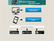 Tablet Screenshot of breizh-banque.com